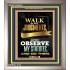 WALK IN MY JUDGEMENTS   Printable Bible Verse to Framed   (GWVICTOR8479)   "14x16"