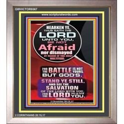 BE NOT AFRAID   Christian Quote Frame   (GWVICTOR8567)   