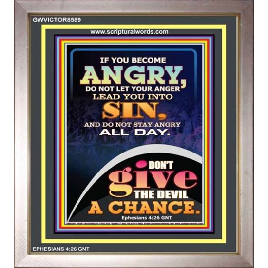 BE ANGRY BUT SIN NOT   Bible Verse Wall Art   (GWVICTOR8589)   