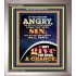 BE ANGRY BUT SIN NOT   Bible Verse Wall Art   (GWVICTOR8589)   "14x16"