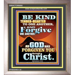 BE KIND AND TENDER HEARTED   Modern Christian Wall Dcor   (GWVICTOR8592)   