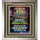 ASK SEEK AND KNOCK   Christian Artwork Acrylic Glass Frame   (GWVICTOR8630)   