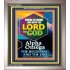 ALPHA AND OMEGA BEGINNING AND THE END   Framed Sitting Room Wall Decoration   (GWVICTOR8649)   "14x16"