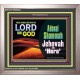 ADONAI SHAMMAH - JEHOVAH IS HERE   Frame Bible Verse   (GWVICTOR8654L)   