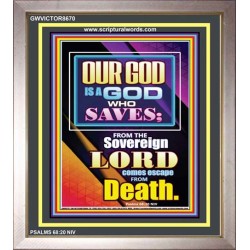 THE SOVREIGN GOD   Christian Paintings Acrylic Glass Frame   (GWVICTOR8670)   