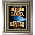 WHO MADE HEAVEN AND EARTH   Encouraging Bible Verses Framed   (GWVICTOR8735)   "14x16"