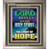 THE SPIRIT OF HOPE   Bible Verses Wall Art Acrylic Glass Frame   (GWVICTOR8798)   "14x16"