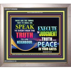 SPEAK THE TRUTH   Wall Dcor   (GWVICTOR8898)   
