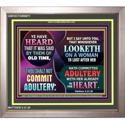 ADULTERY   Frame Scriptural Wall Art   (GWVICTOR8971)   
