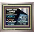SERVE THE LORD   Framed Art Work   (GWVICTOR9024)   "16x14"