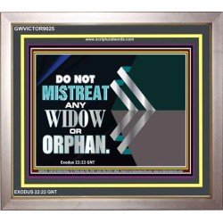 WIDOWS AND ORPHANS   Scripture Art   (GWVICTOR9025)   