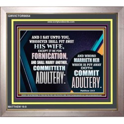 ADULTERY   Frame Scriptural Wall Art   (GWVICTOR9054)   