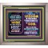 WISDOM OF THE WORLD IS FOOLISHNESS   Christian Quote Frame   (GWVICTOR9077)   "16x14"