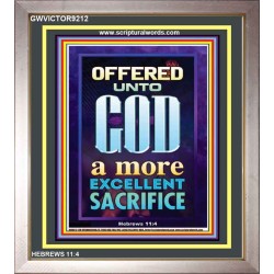 A MORE EXCELLENT SACRIFICE   Contemporary Christian poster   (GWVICTOR9212)   