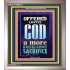 A MORE EXCELLENT SACRIFICE   Contemporary Christian poster   (GWVICTOR9212)   "14x16"
