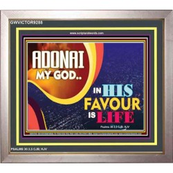 ADONAI MY GOD   Bible Verse Framed for Home Online   (GWVICTOR9288)   