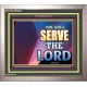 WE WILL SERVE THE LORD   Frame Bible Verse Art    (GWVICTOR9302)   