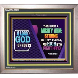 THOU HAST A MIGHTY ARM   Custom Christian Wall Art   (GWVICTOR9338)   