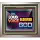 WITH A LOUD VOICE GLORIFIED GOD   Bible Verse Framed for Home   (GWVICTOR9372)   