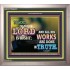 ALL HIS WORKS ARE DONE IN TRUTH   Scriptural Wall Art   (GWVICTOR9412)   "16x14"