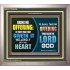 WILLINGLY OFFERING UNTO THE LORD GOD   Christian Quote Framed   (GWVICTOR9436)   "16x14"