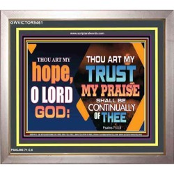 THOU ART MY TRUST    Bible Verse Art Prints   (GWVICTOR9461)   