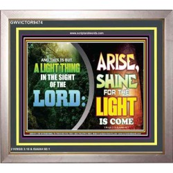 A LIGHT THING IN THE SIGHT OF THE LORD   Art & Wall Dcor   (GWVICTOR9474)   "16x14"