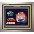 AND GOD SPAKE   Christian Artwork Frame   (GWVICTOR9478b)   "16x14"