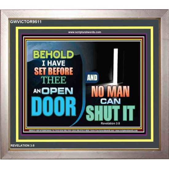 AN OPEN DOOR NO MAN CAN SHUT   Acrylic Frame Picture   (GWVICTOR9511)   