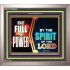 BE FULL OF POWER BY THE SPIRIT OF THE LORD   Inspiration Frame   (GWVICTOR9526)   "16x14"