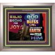 BE GLAD AND SING FOR JOY   Inspirational Wall Art Frame   (GWVICTOR9527)   