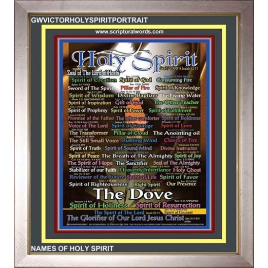 NAMES OF HOLY SPIRIT PICTURE  (GWVICTORHOLYSPIRITPORTRAIT)  