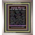 NAMES OF JESUS CHRIST WITH BIBLE VERSES IN FRENCH LANGUAGE {Noms de Jésus Christ}   Frame Art   (GWVICTORNAMESOFCHRISTFRENCH)   "14x16"