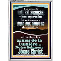armes de lumière...Notre Seigneur Jésus Christ. Versets bibliques imprimables sur cadre acrylique (GWFREARMOUR11600) 