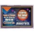 de Gloria en Gloria por el Espíritu del Señor   Marco de versículos de la Biblia en línea   (GWSPAABIDE10258)   "24X16"