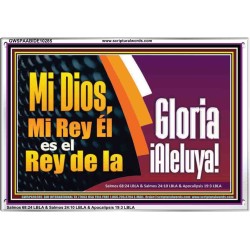 Rey de Gloria Aleluya   Versículos de la Biblia Láminas enmarcadas   (GWSPAABIDE10285)   