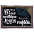el Testimonio de Jesús es el Espíritu de la Profecía   Arte de las Escrituras con marco de vidrio acrílico   (GWSPAABIDE11068)   "24X16"