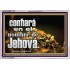 confiará en el nombre de Jehová.   Cartel cristiano contemporáneo   (GWSPAABIDE11165)   "24X16"