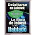 Deleitarse en Jehová   Arte de la pared de las Escrituras   (GWSPAABIDE10823)   "16X24"