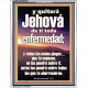 Y quitará Jehová de ti toda enfermedad;   Versículos de la Biblia enmarcados en línea   (GWSPAABIDE9682)   