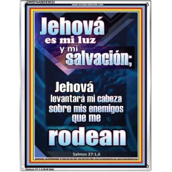 Jehová es mi luz y mi salvación   Arte mural cristiano contemporáneo   (GWSPAABIDE9832)   