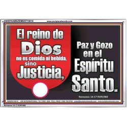 Reino de Dios es Justicia Paz Gozo en Espíritu Santo   Arte cristiano del marco   (GWSPAAMAZEMENT10818)   