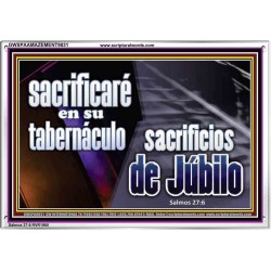 Sacrificios de Júbilo   Versículos bíblicos inspiradores enmarcados   (GWSPAAMAZEMENT9831)   