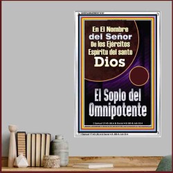 Santo El Aliento del Todopoderoso   Versculo de la Biblia   (GWSPAAMAZEMENT10187)   "24x32"