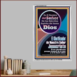 El Glorificador de Nuestro Seor Jesucristo   Decoracin de la pared de la sala de estar enmarcada   (GWSPAAMAZEMENT10200)   