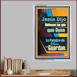 los que oyen la palabra de Dios y la guardan   Regalo del marco de la imagen del verso de la biblia   (GWSPAAMAZEMENT10245)   