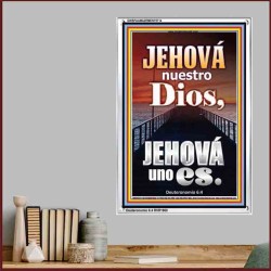 Jehová nuestro Dios   Letreros con marco de madera de las Escrituras   (GWSPAAMAZEMENT9714)   