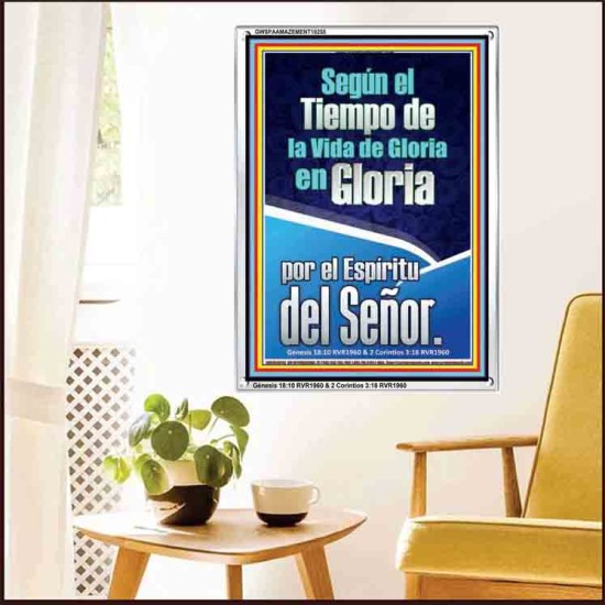 Segn el Tiempo de la Vida   Versculos de la Biblia enmarcados para el hogar   (GWSPAAMAZEMENT10255)   