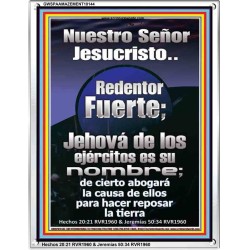 JesuCristo Redentor Fuerte   Decoracin de pared cristiana moderna   (GWSPAAMAZEMENT10144)   