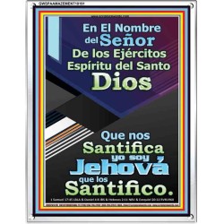 Santo El Santificador   Cartel cristiano contemporneo   (GWSPAAMAZEMENT10191)   